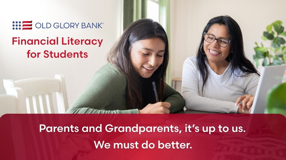 Mom and daughter studying