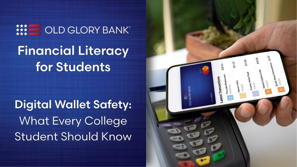 Person using digital wallet feature on phone